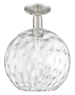 Arcadia One Light Semi-Flush Mount in Brushed Satin Nickel (405|716-1C-SN-G1215-12)
