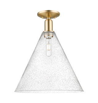 Arcadia One Light Semi-Flush Mount in Champagne Bronze (405|716-1C-CB-GBC-164)