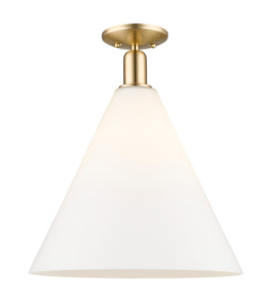 Arcadia One Light Semi-Flush Mount in Champagne Bronze (405|716-1C-CB-GBC-161)