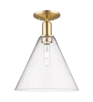 Arcadia One Light Semi-Flush Mount in Champagne Bronze (405|716-1C-CB-GBC-124)