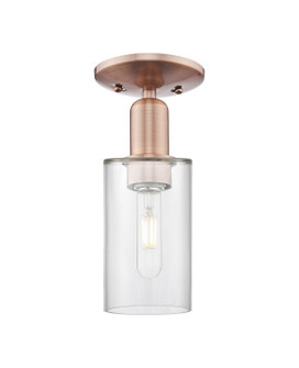 Arcadia One Light Semi-Flush Mount in Antique Copper (405|716-1C-AC-G802)
