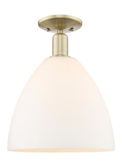 Arcadia One Light Semi-Flush Mount in Antique Brass (405|716-1C-AB-GBD-121)