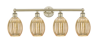 Edison Four Light Bath Vanity in Antique Brass (405|616-4W-AB-G459-6ME)