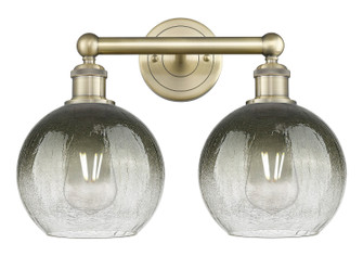 Edison Two Light Bath Vanity in Antique Brass (405|616-2W-AB-G483-8SL)