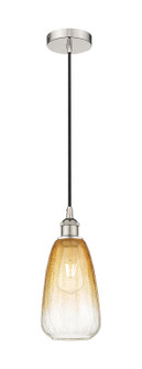 Edison One Light Mini Pendant in Polished Nickel (405|616-1P-PN-G480-6AM)