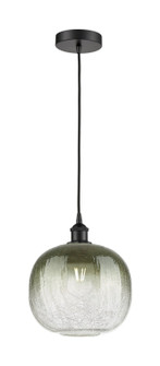 Edison One Light Mini Pendant in Matte Black (405|616-1P-BK-G481-10SL)
