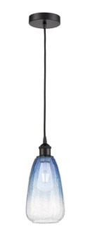 Edison One Light Mini Pendant in Matte Black (405|616-1P-BK-G480-6SB)
