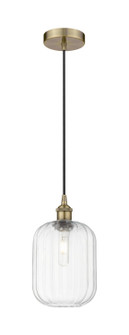 Edison One Light Mini Pendant in Antique Brass (405|616-1P-AB-G460-7CL)