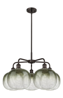 Ballston Five Light Chandelier in Oil Rubbed Bronze (405|516-5CR-OB-G481-10SL)