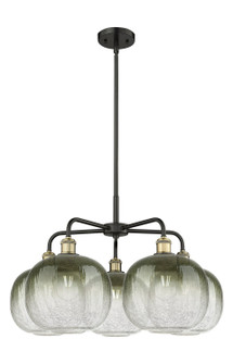 Ballston Five Light Chandelier in Black Antique Brass (405|516-5CR-BAB-G481-10SL)