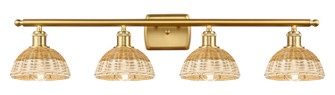 Ballston Four Light Bath Vanity in Satin Gold (405|516-4W-SG-NBD2-75-NAT)