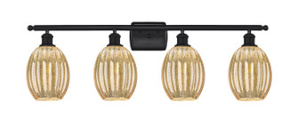 Ballston Four Light Bath Vanity in Matte Black (405|516-4W-BK-G459-6ME)
