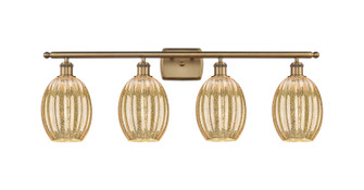 Ballston Four Light Bath Vanity in Brushed Brass (405|516-4W-BB-G459-6ME)