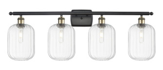 Ballston Four Light Bath Vanity in Black Antique Brass (405|516-4W-BAB-G460-7CL)