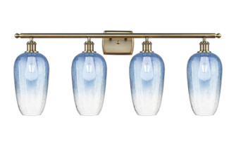 Ballston Four Light Bath Vanity in Antique Brass (405|516-4W-AB-G484-7SB)