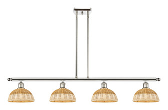 Ballston Four Light Island Pendant in Polished Nickel (405|516-4I-PN-NBD2-9-NAT)