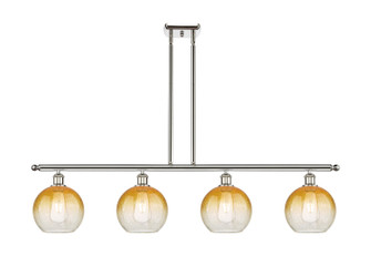 Ballston Four Light Island Pendant in Polished Nickel (405|516-4I-PN-G483-8AM)