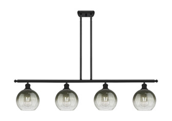 Ballston Four Light Island Pendant in Matte Black (405|516-4I-BK-G483-8SL)