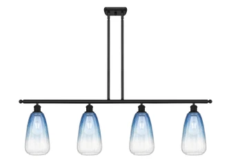Ballston Four Light Island Pendant in Matte Black (405|516-4I-BK-G480-6SB)