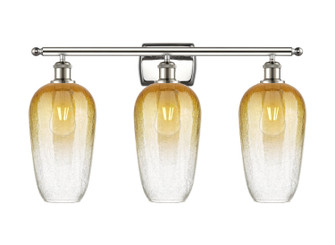 Ballston Three Light Bath Vanity in Polished Nickel (405|516-3W-PN-G484-7AM)