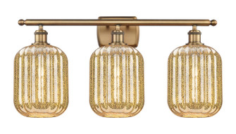 Ballston Three Light Bath Vanity in Brushed Brass (405|516-3W-BB-G460-7ME)