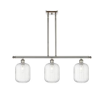 Ballston Three Light Island Pendant in Polished Nickel (405|516-3I-PN-G460-7CL)