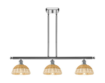 Ballston Three Light Island Pendant in Polished Chrome (405|516-3I-PC-NBD2-75-NAT)