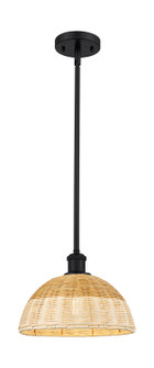 Ballston One Light Mini Pendant in Matte Black (405|516-1S-BK-NBD2-12-NAT)