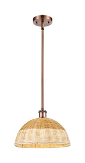 Ballston One Light Mini Pendant in Antique Copper (405|516-1S-AC-NBD2-12-NAT)
