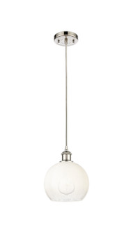 Ballston One Light Mini Pendant in Polished Nickel (405|516-1P-PN-G483-8OP)