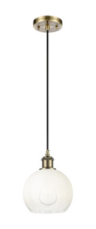 Ballston One Light Mini Pendant in Antique Brass (405|516-1P-AB-G483-8OP)