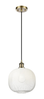 Ballston One Light Mini Pendant in Antique Brass (405|516-1P-AB-G481-10OP)