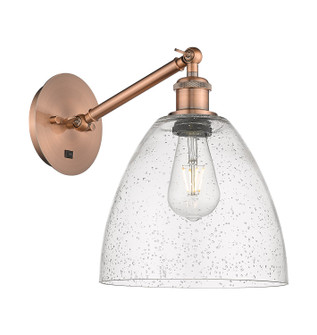 Ballston One Light Wall Sconce in Antique Copper (405|317-1W-AC-GBD-94)