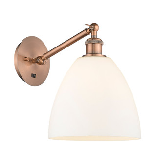 Ballston One Light Wall Sconce in Antique Copper (405|317-1W-AC-GBD-91)