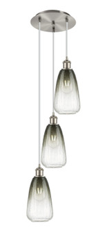 Ballston Three Light Pendant in Brushed Satin Nickel (405|113B-3P-SN-G480-6SL)