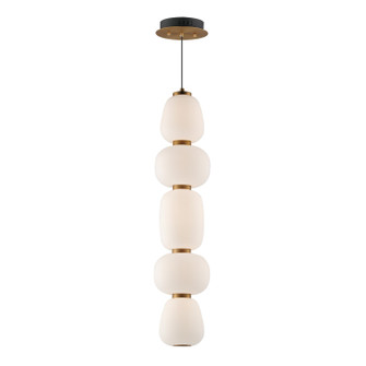 Soji LED Pendant in Black / Gold (86|E25165-92BKGLD)