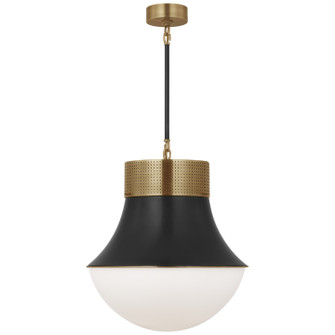 Precision One Light Pendant in Antique-Burnished Brass and Bronze (268|KW 5223AB/BZ-WG)