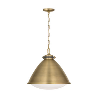Hayward One Light Pendant in Time Worn Brass (454|LP1121TWB)