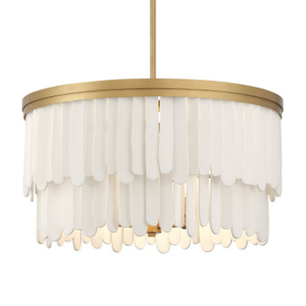 Briscade Nine Light Pendant in Painted Legacy Brass (7|2079-870)