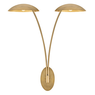 Glenn LED Wall Sconce in Heritage Brass (138|FR41642HB-GLF)