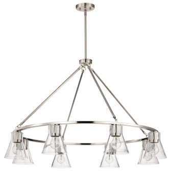 Gianna Eight Light Chandelier in Brushed Nickel (72|60-8336)