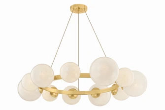 Pacama 11 Light Chandelier in Aged Brass (70|5540-AGB)