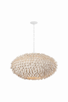 Alsen Six Light Pendant in White Plaster (70|1966-WP)