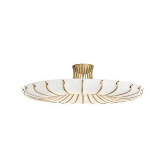 Chambers Ten Light Flush Mount in Ivory (314|DFC17)