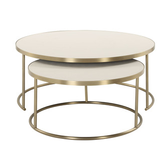 Aragon Coffee Tables Set/2 in Brass (52|50370)