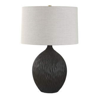 Levee One Light Table Lamp in Textured Satin Black (52|30652-1)