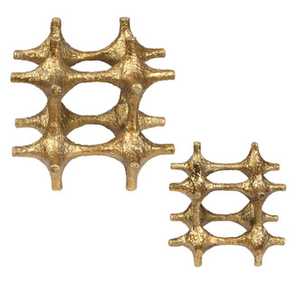 Gilded Sculptures Set/2 in Antique Brass (52|18314)
