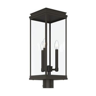 Lundon Three Light Outdoor Post Lantern in Olde Bronze (12|59166OZ)