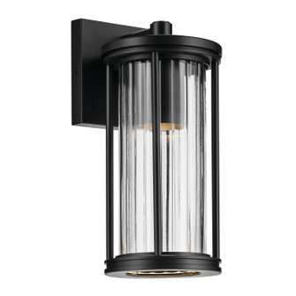 Barras One Light Outdoor Wall Mount in Black (12|59022BKDS)