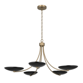 Palmela Five Light Chandelier in Champagne Bronze (12|52856CPZBK)